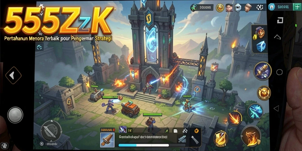 Gameplay seru dalam 555ZK yang menantang strategi pemain.