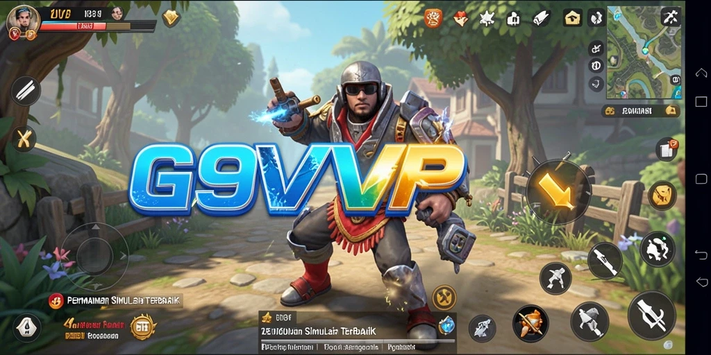 Screenshot G9VIP menampilkan gameplay simulasi yang menarik.