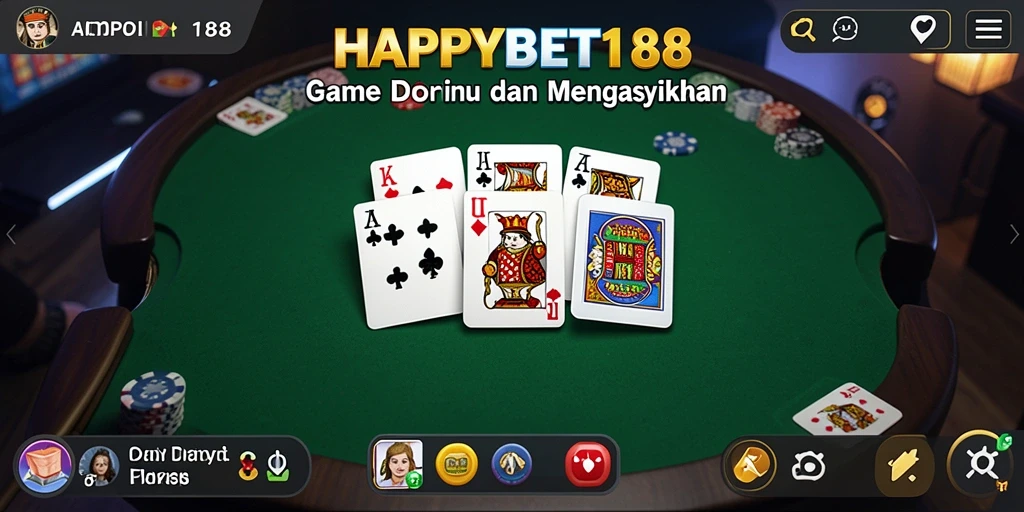 Tampilan gameplay seru dan menarik dari HAPPYBET188.