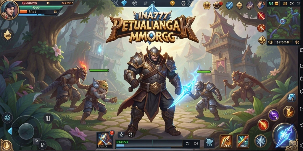 Screenshot gameplay INA777 menampilkan aksi seru di dunia MMORPG.