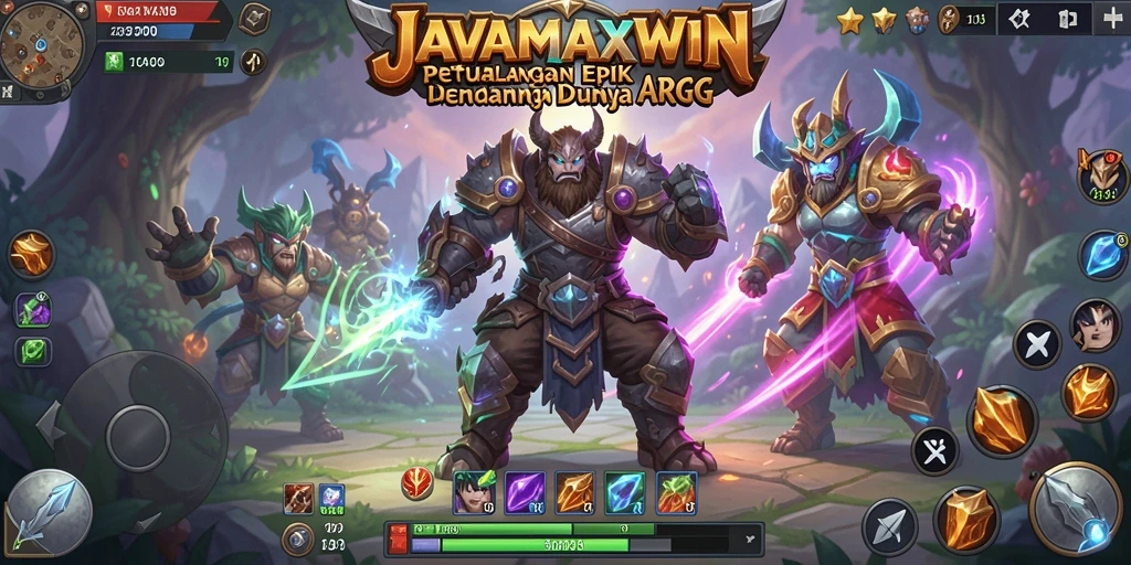 Gameplay menarik dengan pertempuran seru di JAVAMAXWIN.