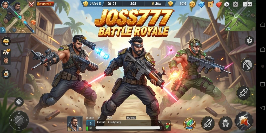 Tampilan Gameplay Intens di Arena Pertarungan Battle Royale