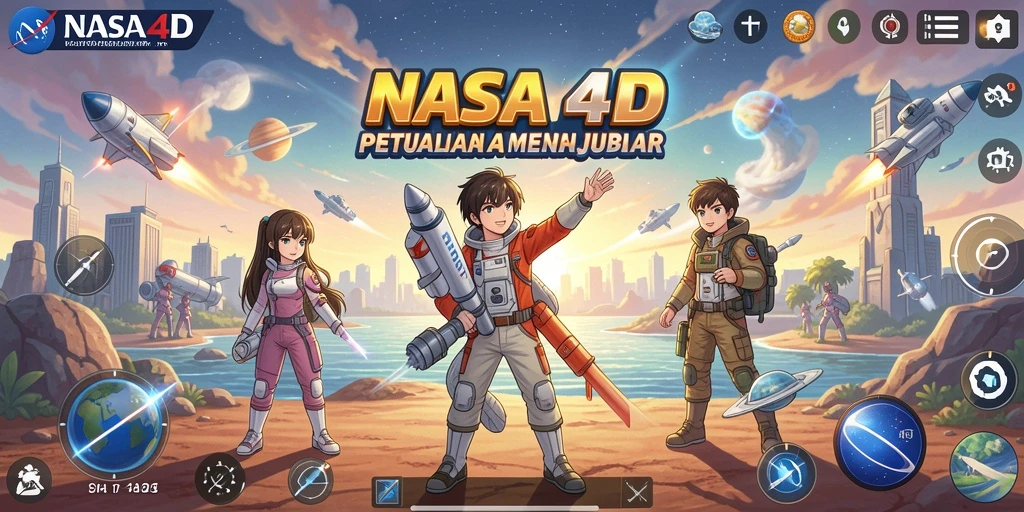Tampilan gameplay yang memukau dalam dunia Anime.
