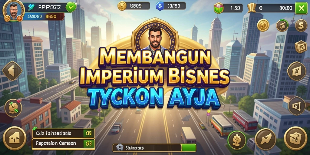 Screenshot utama PCPC7 menampilkan gameplay seru membangun bisnis Tycoon.