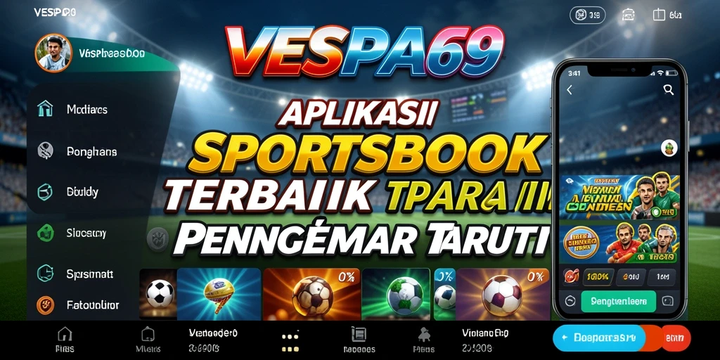 Tangkapan layar VESPA69 menampilkan antarmuka taruhan yang dinamis dan informatif.